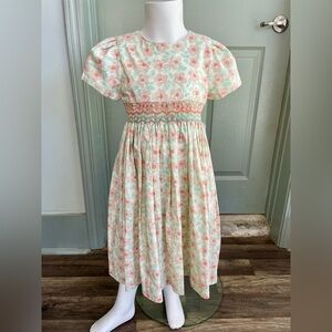 Edgehill Collection Girl Smocked Dress Sz 5 NWT Boutique Vintage Inspired